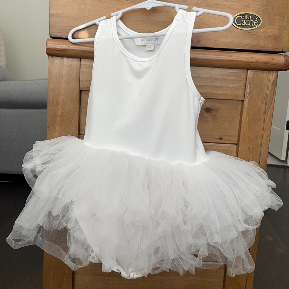 iloveplum 2y White tutu dress